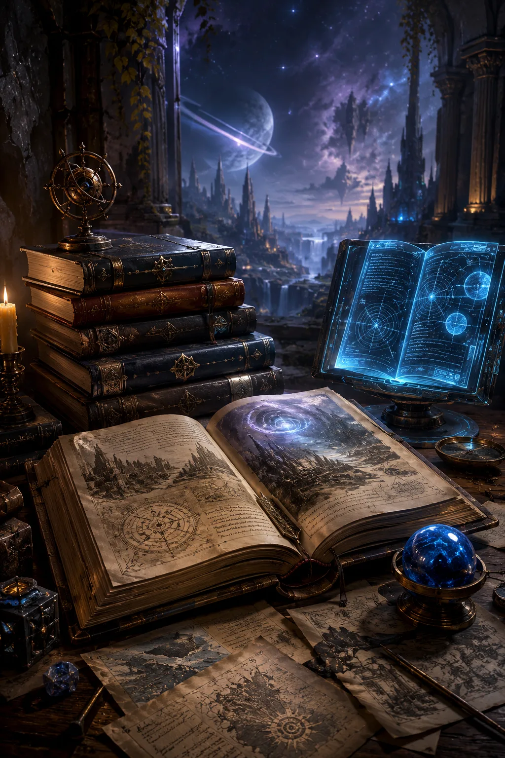 Stories, lore archives and sourcebooks artwork