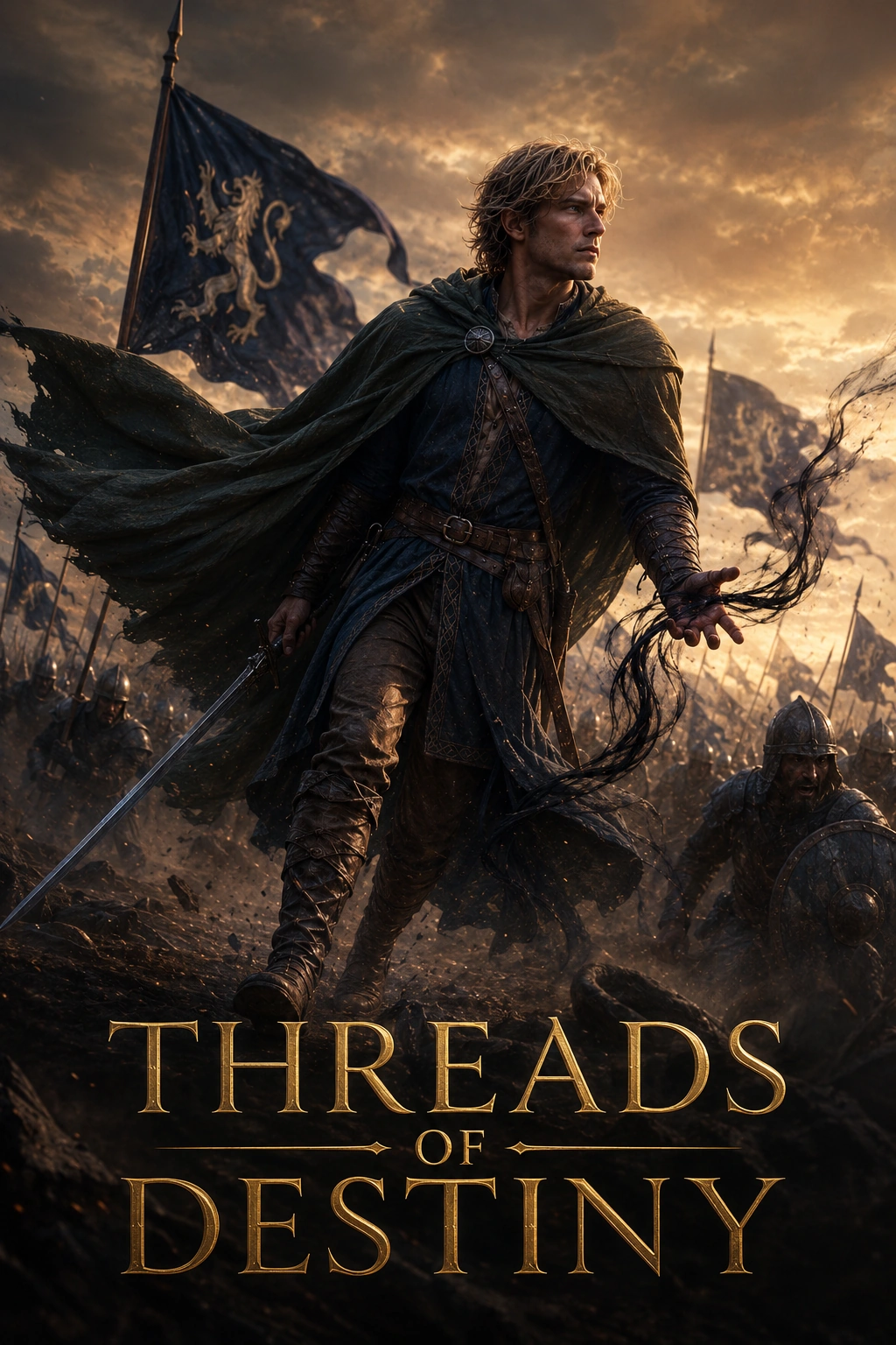 Threads of Destiny epic fantasy weave artwork